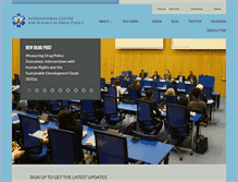 Tablet Screenshot of icsdp.org